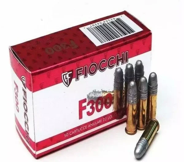 Munição Fiocchi 22 LR F300 40gr – Cx 50