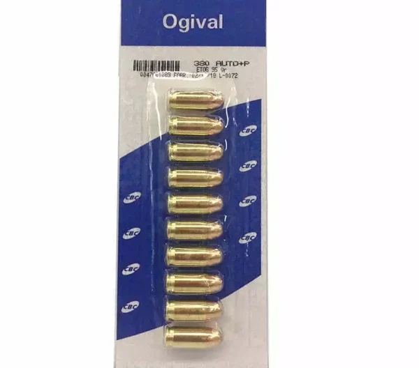 Munição CBC 380 AUTO+P ETOG 95GR