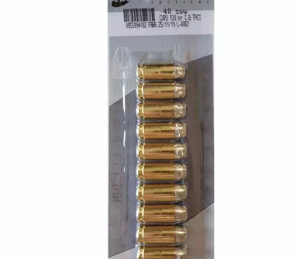 Munição CBC 40 SW CXPO 130GR C.B TACT